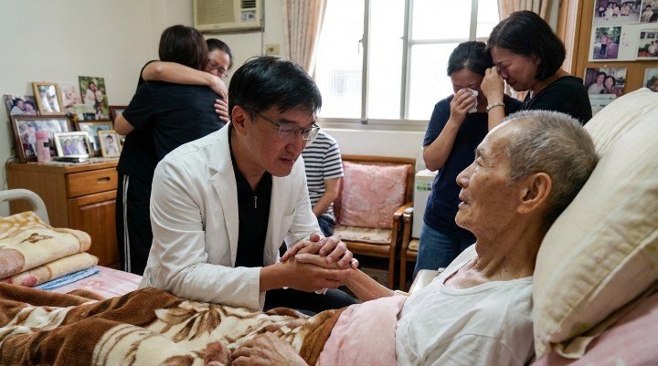 吳紹琥醫師親自解說癌末溫柔醫療的核心理念 透過專業醫療手冊輔助癌末溫柔醫療與家屬溝通 營造充滿暖意的診間環境實踐癌末溫柔醫療服務 提供家屬專業諮詢協助達成癌末溫柔醫療的善終